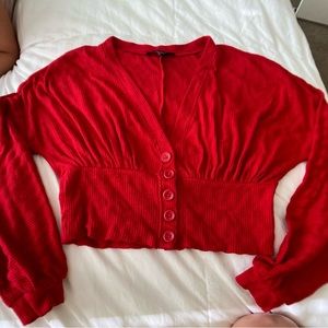 Red Forever 21 Blouse ❤️